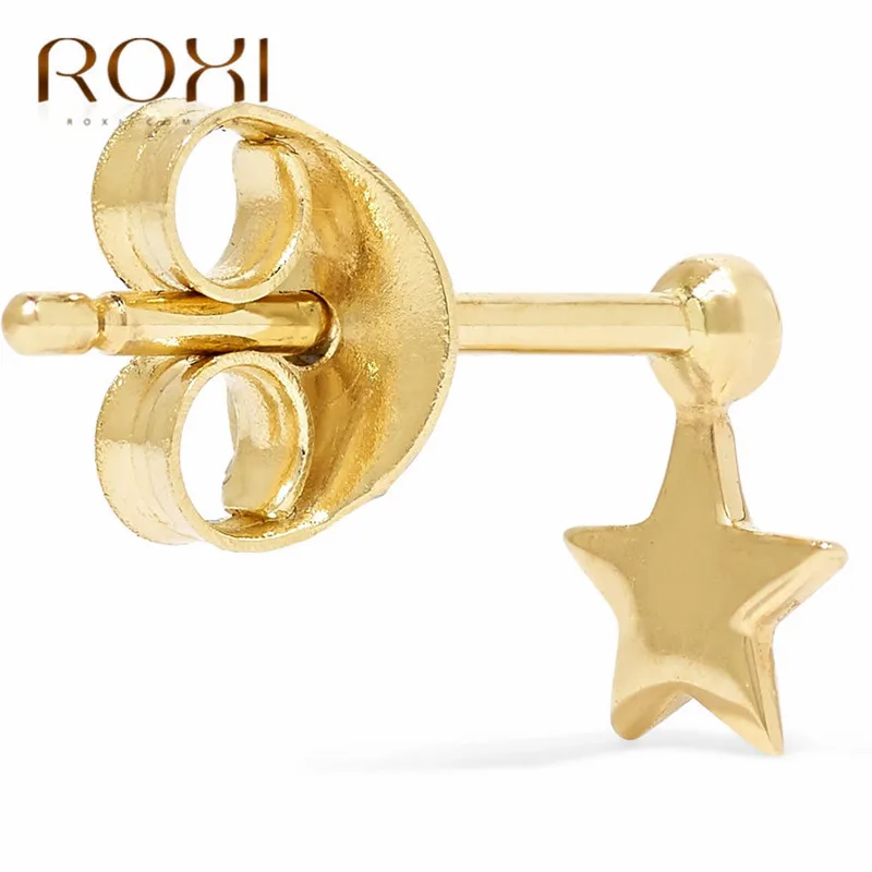 ROXI серьги из стерлингового серебра 925 пробы Простые Модные ювелирные изделия