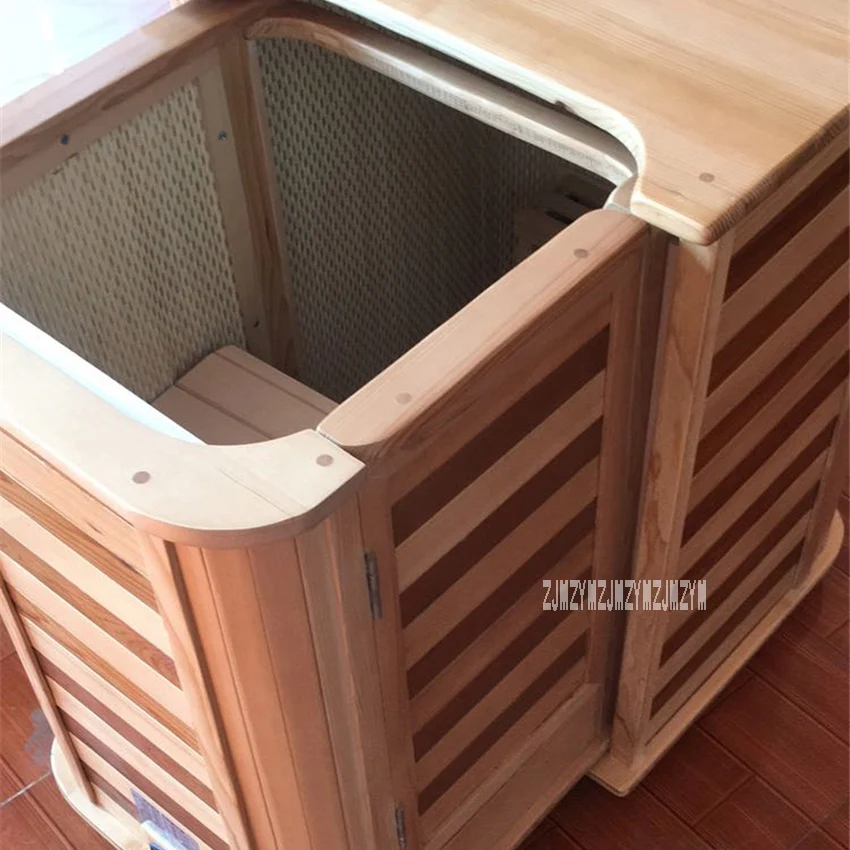 

Household Sauna Steaming Room Home Solid Wood Sauna Room Sauna Box Steamer Dry Sauna Room 110V/220V 690W