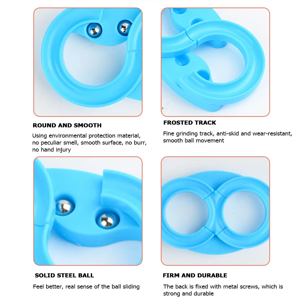 

Children Finger Stress Relief Fidget Toy Game Training Child Track Ball Concentration Toys Puzzle Mini Palm 88 Steel Bal