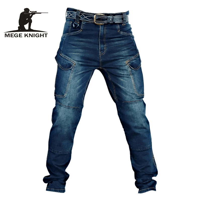 Мужские джинсы-карго Mege с несколькими карманами тактические военные