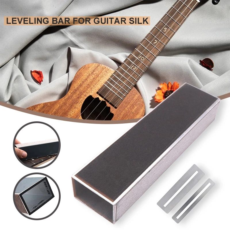 

Guitar Fret Leveling File with Fretboard Guards Suitable for Electric Guitar Electric Bass Acoustic Guitar MC889