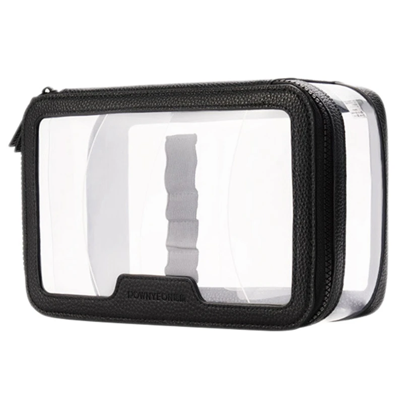 

Women Layer Cosmetic Bag PU Make Up Organizer Bags Travel Waterproof Toiletry Storage Pouch Beauty Makeup Cases Box