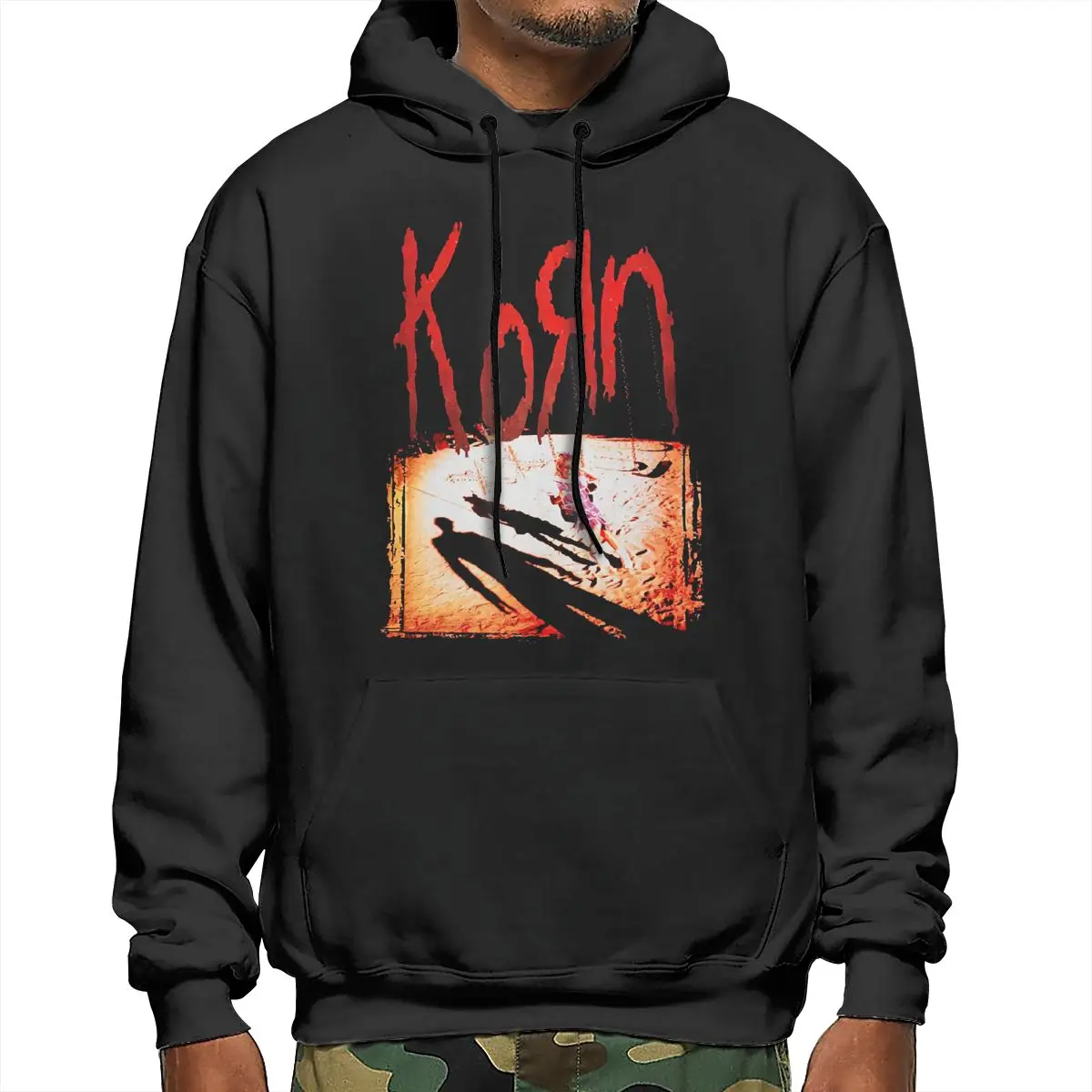 

Korn Album 1994 Jonathan Davis Nu Metal Licensed Hoodies Anime Oversized Hoodie Sportswear Woman Clothes Gothic Clothes