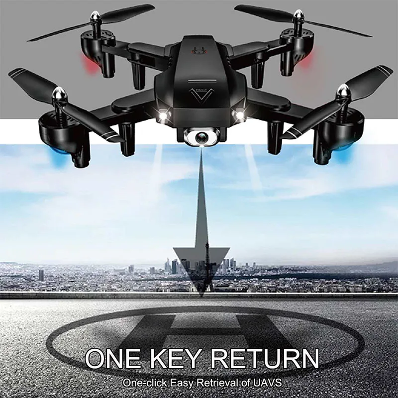 Радиоуправляемый Дрон широкоугольный FPV wifi HD 1080P камера gps 2 4G оптическое