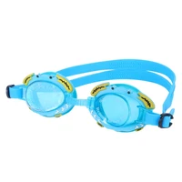 waterproof goggles waterproof silicone with earplugs childrens swimming goggles blue