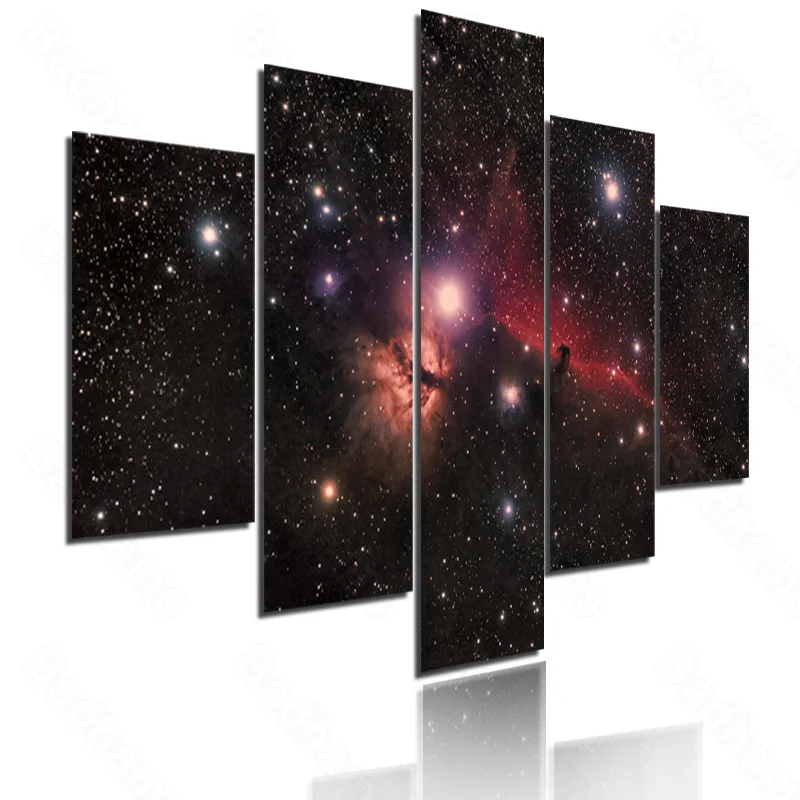 

Interior Hanging Mural Homestay Bedroom Wall Covering Dormitory Decoration Painting Bedside Painting Starry Night View