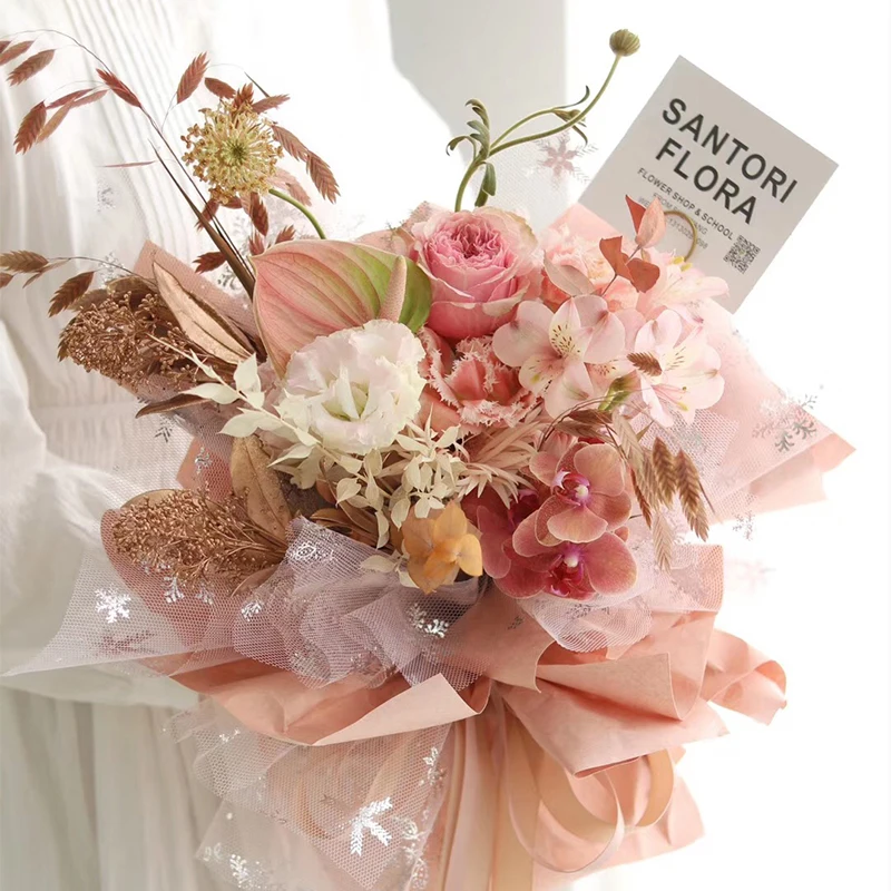 

50 см 5 лет рождественские блестки Снежинка Звездная Марля блестящий цветок оберточная бумага сетка марлевые цветы марлевые подарочные упак...