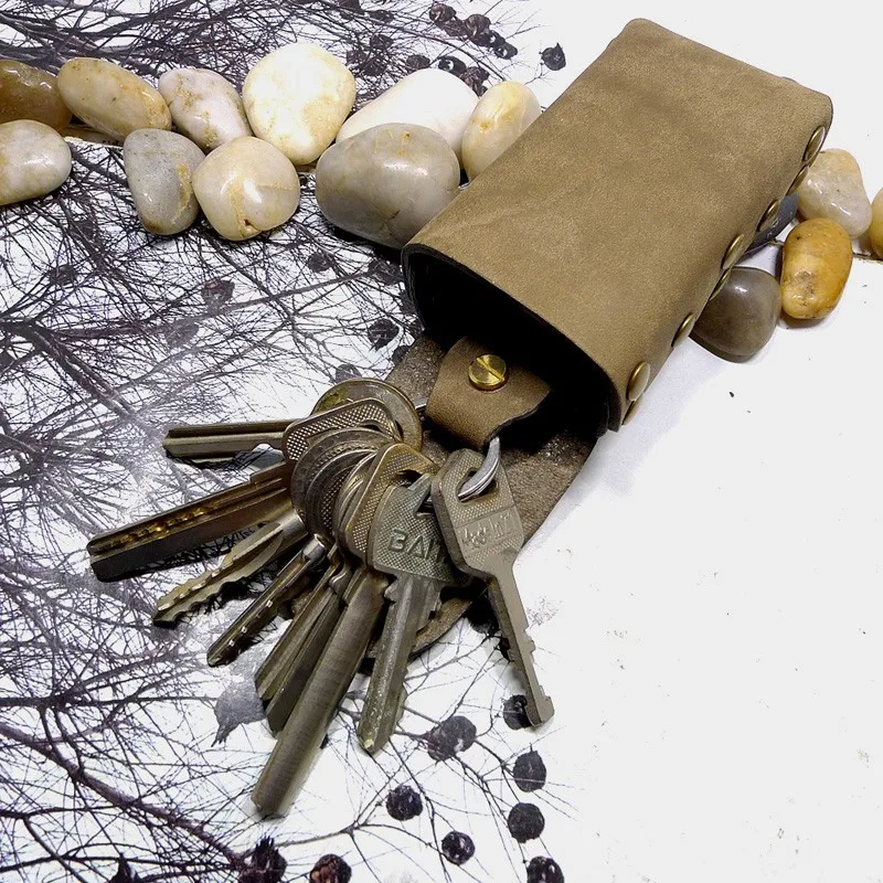 Универсальная сумка для автомобильных ключей Blongk ручная работа натуральная кожа