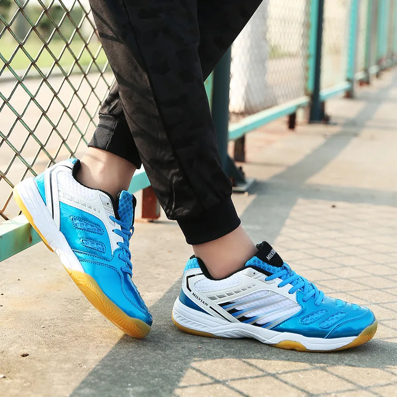 Hot Sale Classic Blue Breathable Tennis Shoes Men Trainers Non-slip Court Tennis Sneakers Men Outdoor Fitness zapatillas hombre