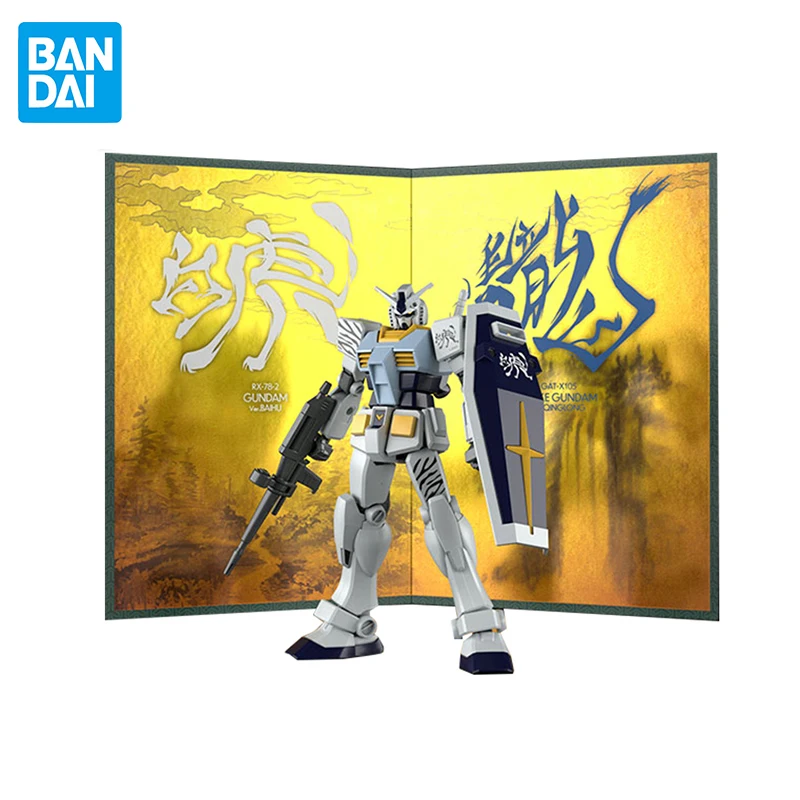 

Spot Bandai Pb Limited Gundam входной класс Ver.baihu 1/144 Rx-78-2(Ver.) Аниме Гундам фигурки, модель, рождественский подарок