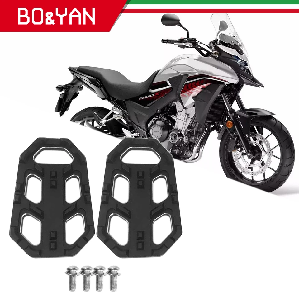 

For Honda CB500X CB500F CB 500X 500F CBR500R 2015-2021 Motorcycle accessories Footpegs enlarger Front pedal enlarger Kit