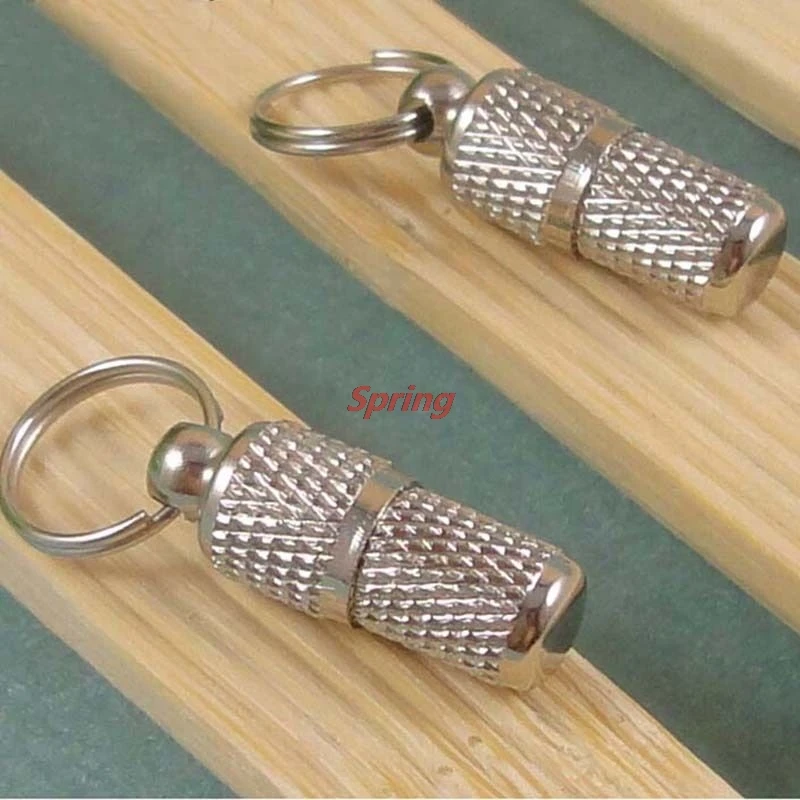 

- Popular Dog Cat Storage Tube Anti Lost Silver Address Label Pet Kitten Puppy Id Tags Mini Metal Collar Tube Necklace Pendants