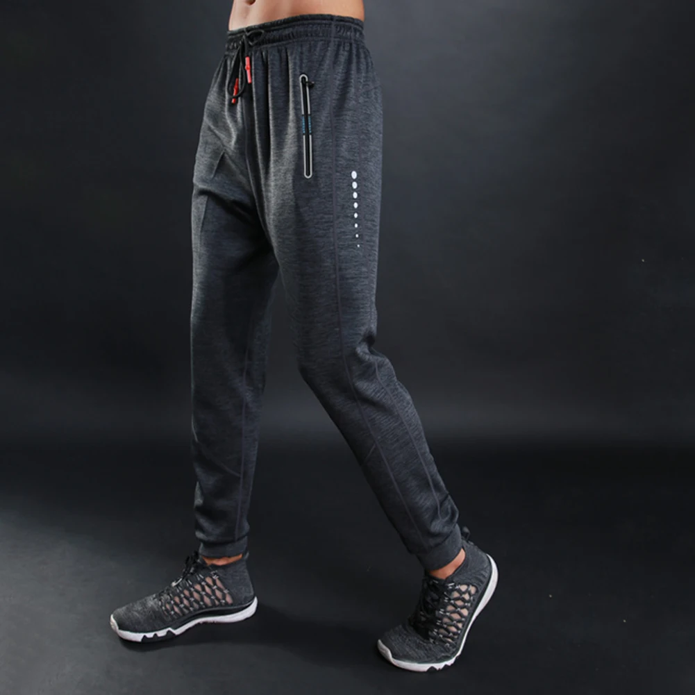 

Men Ankle Tie Drawstring Breathable Gym Exercise Fitness Long Pants Sweatpants