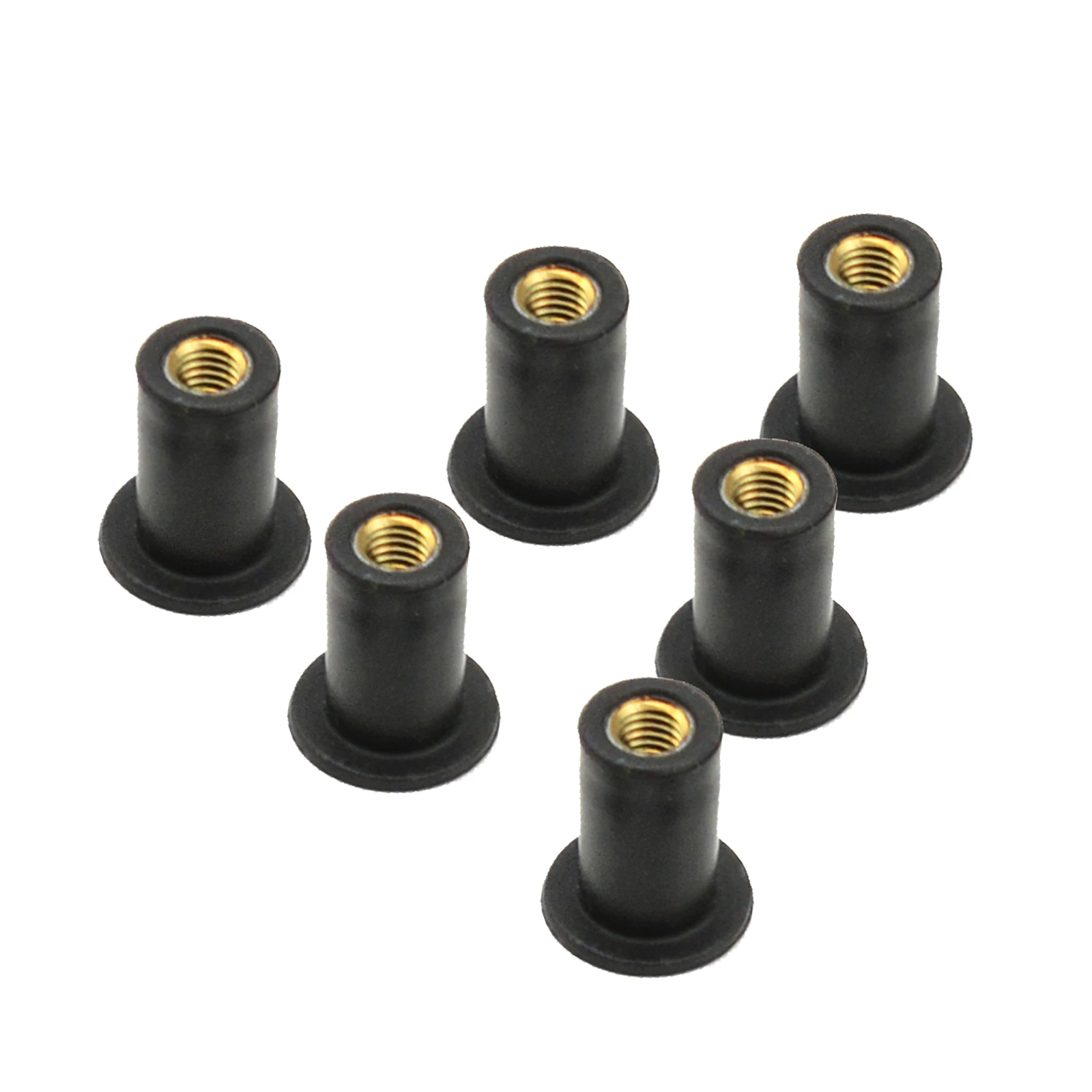 

6Pcs Outdoor Durable Bungee Deck Loops Tie Down Pad Eye With 6 Screws For Boat Kayak Deck Rigging Kit Boat Accessories