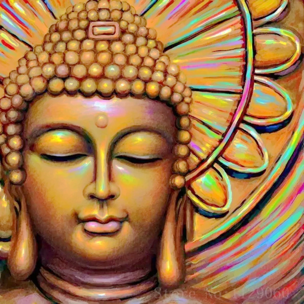 

5D DIY Diamond Painting "Religious Buddha" Series Full Square/Round Diamond Embroidery Cross stitch Inlay Kit Home Art Deco Gift
