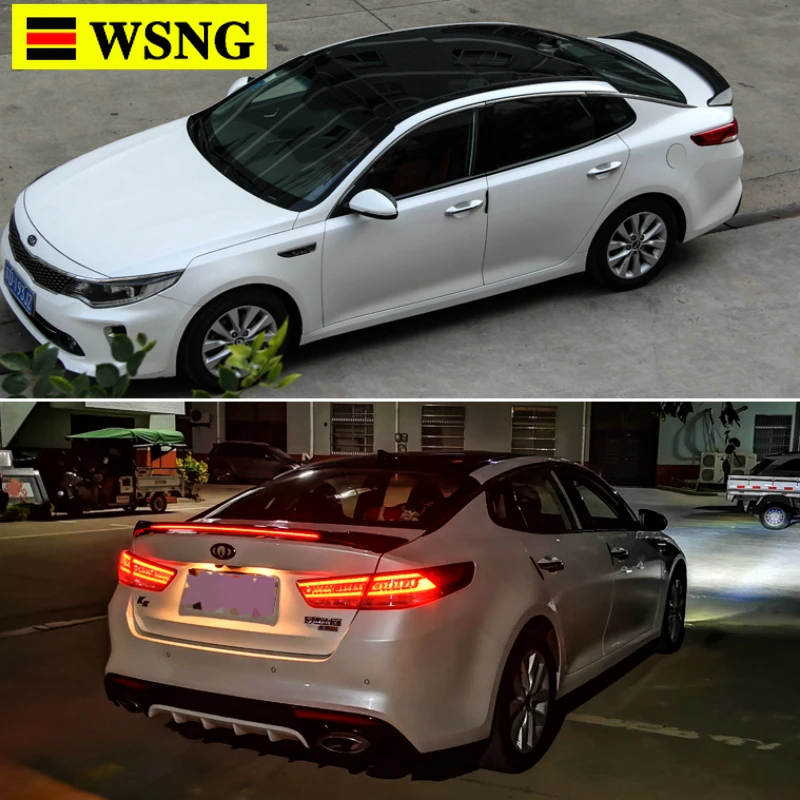 

mini fashion high quality ABS for KIA Optima K5 2016 2017 2018 2019 rear trunk wing rear spoiler K5 primer or any color spoilers