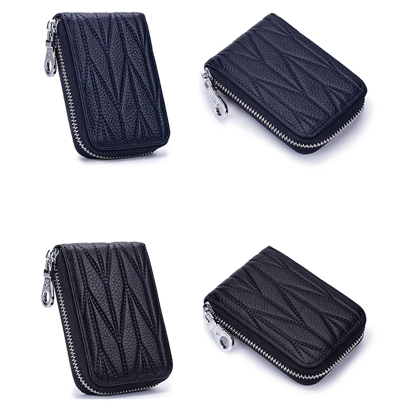 Мужской кошелек из искусственной кожи кредитный держатель для карт RFID