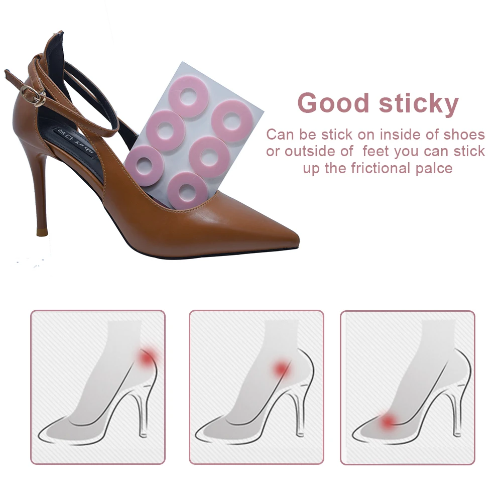 18 Pcs Foot Care Products Cream Tool Sponge Circle Shoe Corn Sticker Remover Heel Liner Pain Relief D1289 | Красота и здоровье