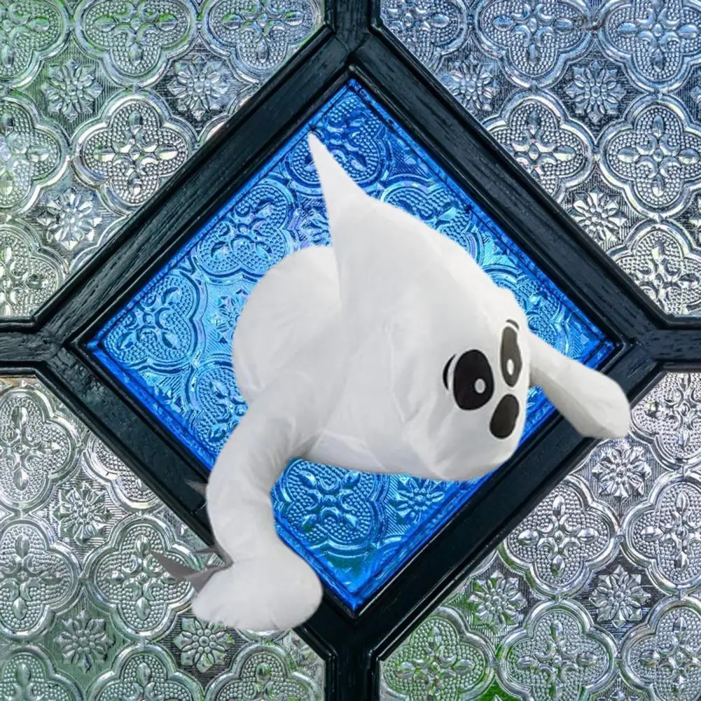 

Sturdy 1 Set Unique Haunted House Expressive Ghosts PP Cotton Window Crasher Ghosts Long-Lasting for Farmhouse