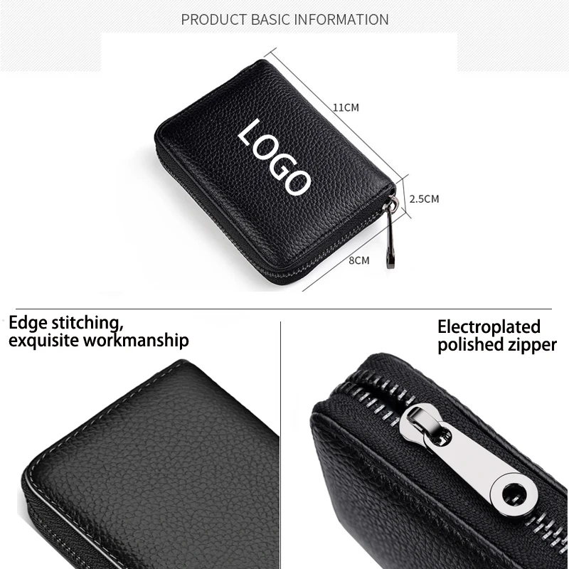 Брендовая визитница из натуральной кожи для кредитных карт удостоверения