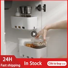 Кухонная Регулируемая выдвижная полка-ящик, многофункциональная настенная кухонная полка-контейнер для дома