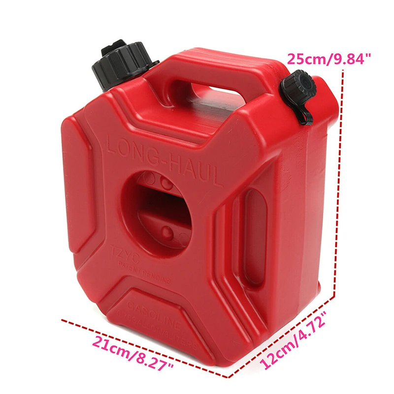 Портативный Бензиновый топливный бак 3 л пластиковый бензиновый автомобильный
