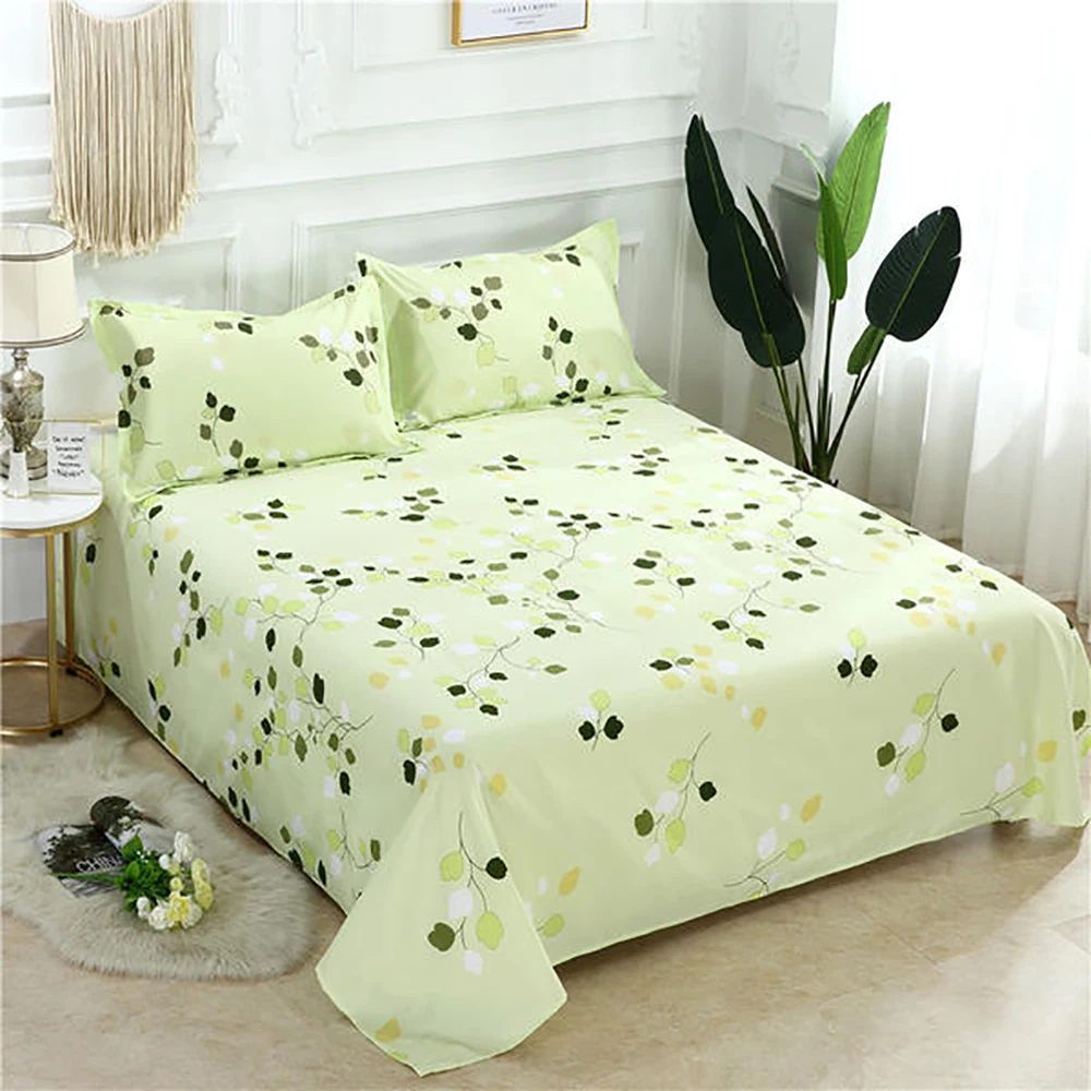 Хлопковые текстильные простыни постельное белье цельный предмет простой модный