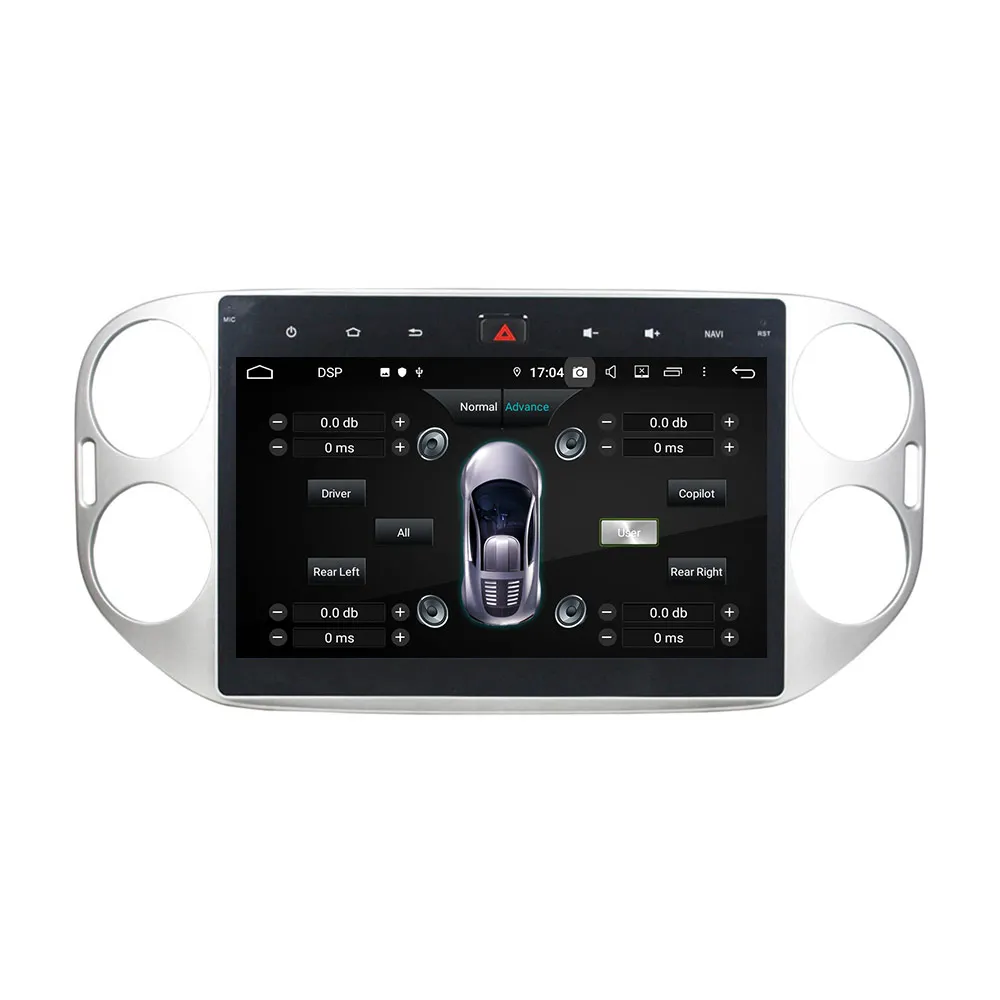 Android 9 4 Гб ram Автомобильный gps автомобильный dvd плеер с навигацией плеер для Volkswagen VW Tiguan 2010 2011- лента мультимедиа плеер блок
