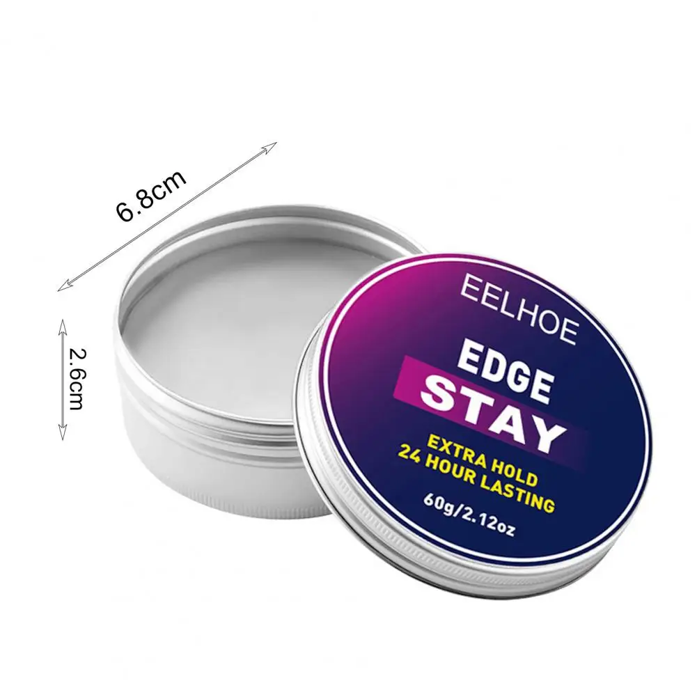 

60g Hair Oil Wax Natural Ingredients Rapid Prototyping Matte Edge Control Hair Styling Cream Broken Hair Finishing Anti-Frizz