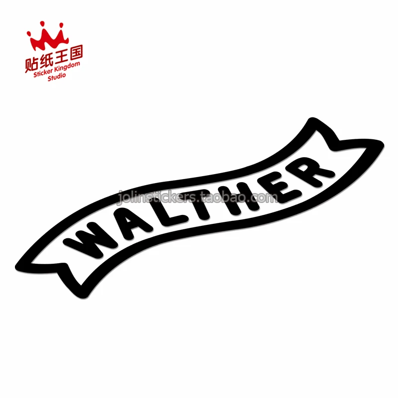 

For Walther Military Auto Car SUV Motor bike Motorcycle Waterproof Sticker Decals J04