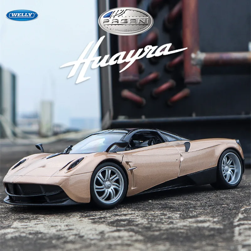 WELLY масштаб 1:24 металлический Литая классическая модель автомобиля Pagani Huayra