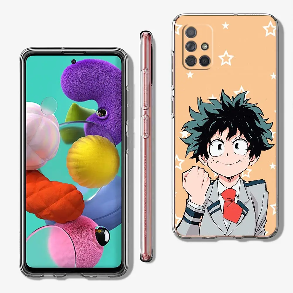 My hero acadamia Phone Case for Samsung Galaxy A50 A70 A51 A71 A12 A32 A21s A52 A10 A20 A30 A40 A10s A20s A11 A21 A31 A41 Cover