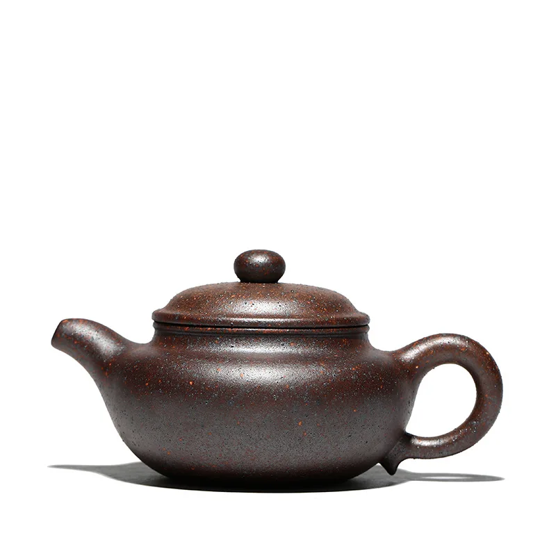

Yixing wood fired antique purple clay teapot handmade teapot gift