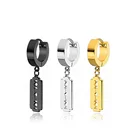 Женские серьги-гвоздики из нержавеющей стали, в стиле панк, хип-хоп