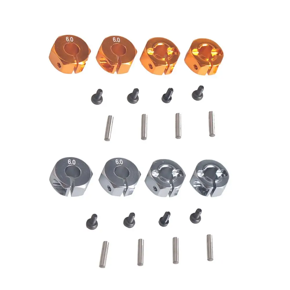 4 шт. латунь ось расширить 12 мм шестигранный колеса адаптер 5/6/7 для 1/10 RC автомобиль