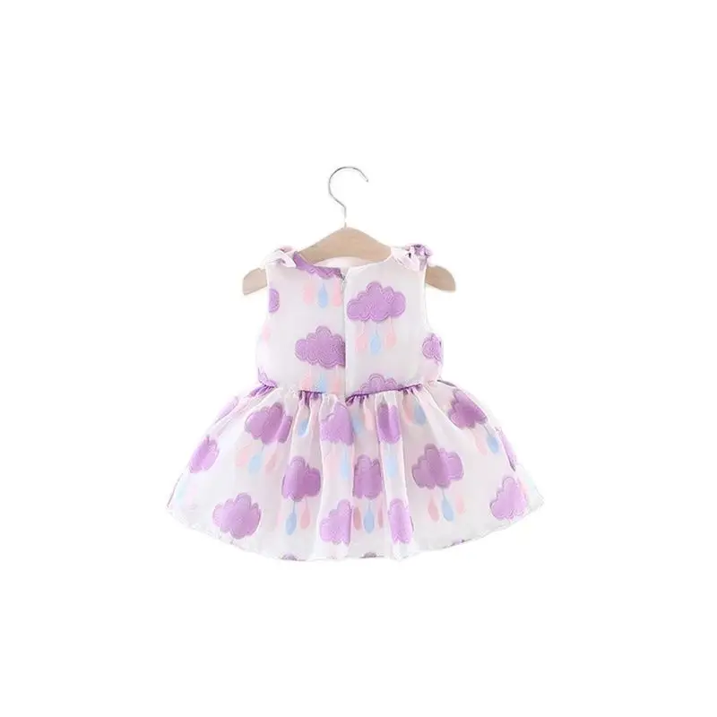 Детское летнее платье принцессы без рукавов на возраст 2-3 года | Детская одежда и