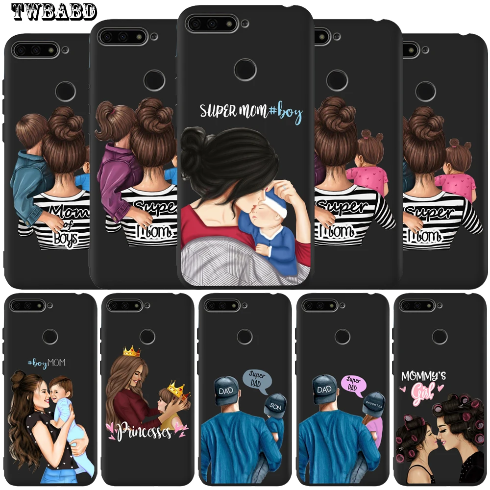 Чехол Super Dad Mom Baby Girl BOY для Huawei Honor 8X View 20 20Pro 10 Lite 9 8 8x 9X Mate 30 Pro|Бамперы| |