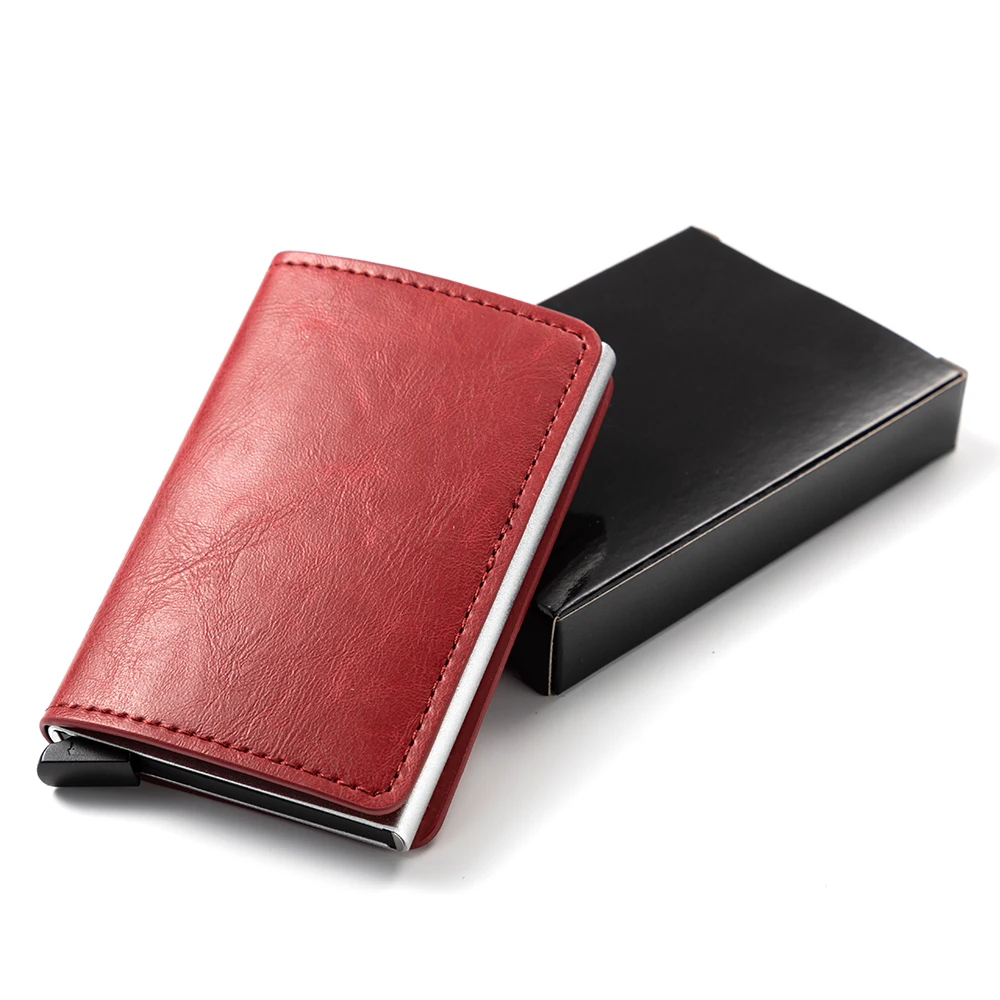 Casekey 2019 держатель кредитных карт для мужчин и женщин металлический RFID винтажный