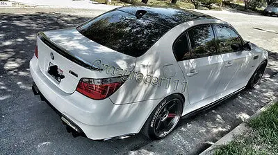 E60 спойлер для заднего багажника из углеродного волокна BMW 5 серии M5 стиль 05 11|spoiler
