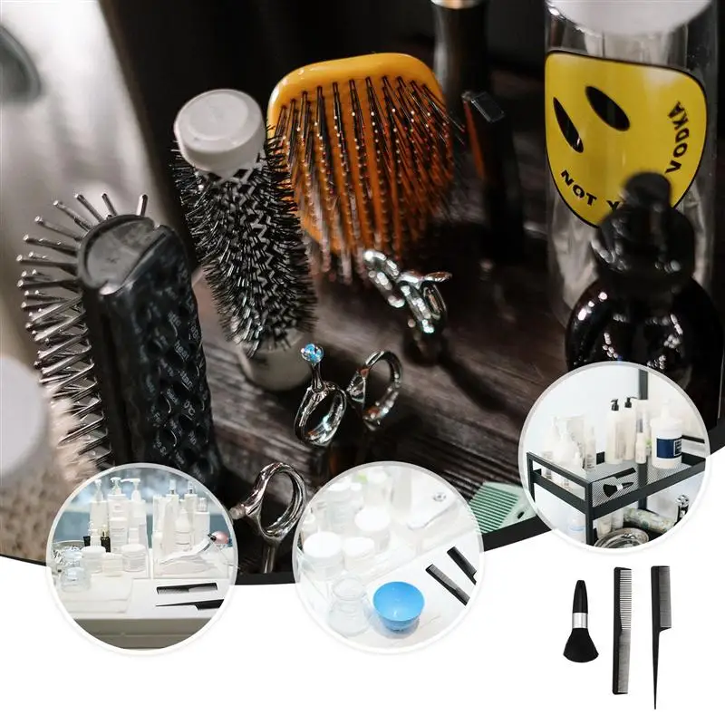 

5pcs Hairdressing Tools Barber Capes Comb Neck Duster Brush Hair Cutting Set Salon Tools