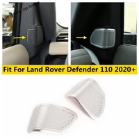 car a pillar audio speaker frame cover trim for land rover defender 110 2020 2022 metal decoration accessories interior kit