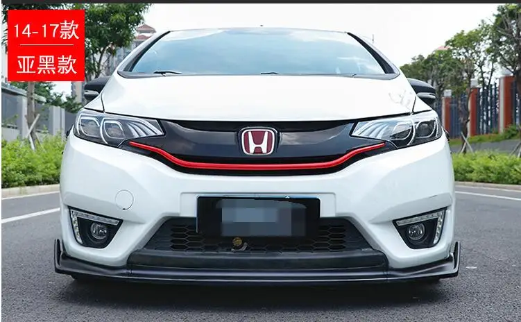 Для Honda FIT JAZZ Body kit спойлер 2014-2017 для ABS задний передний бампер диффузор защитные