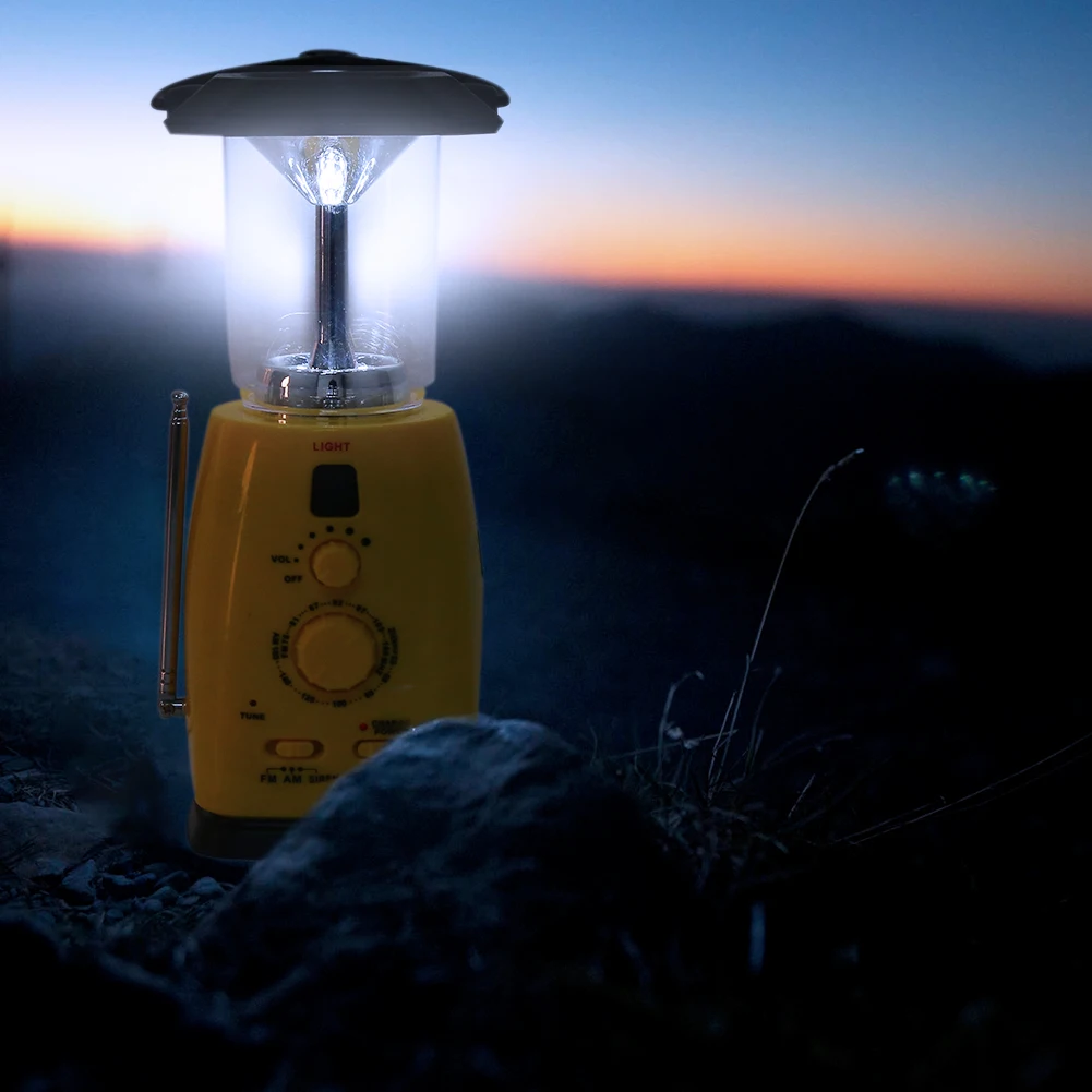 Портативные фонарики вспышка светильник радио аварийный солнечная энергия