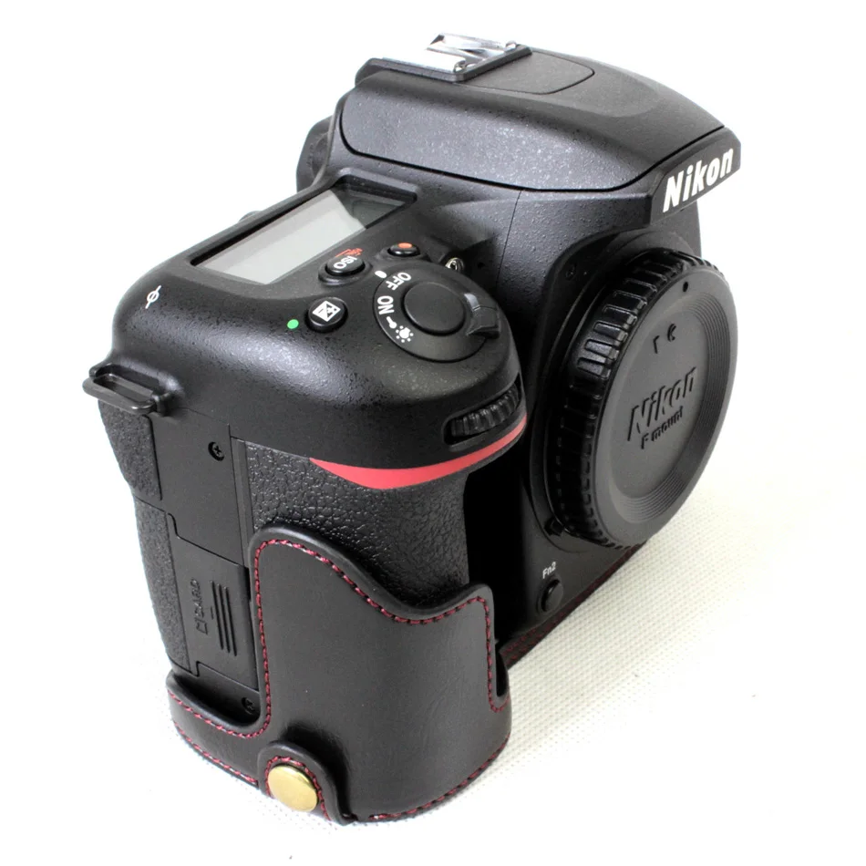 Чехол для камеры Nikon D7500 из искусственной кожи черный/кофейный/коричневый |