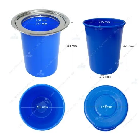 

8L Stainless Steel Countertop Bench top Mount Waste Trash Containers Bin Stainless Steel Lid Built-in