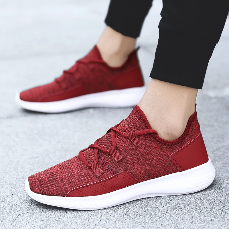 Уличная профессиональная дышащая Летающая плетеная прогулочная обувь для