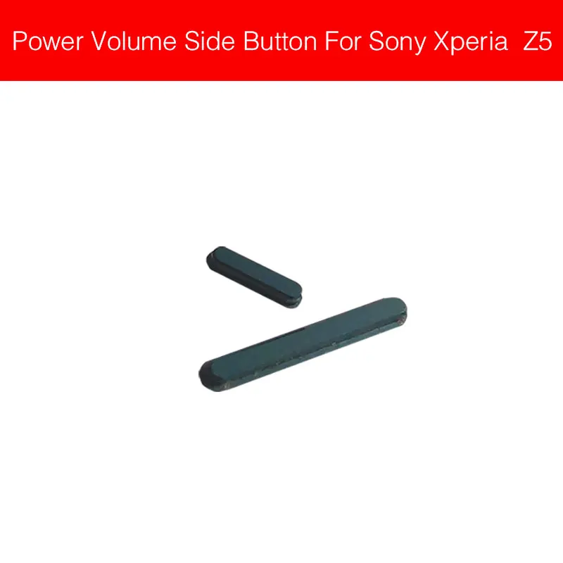 Green Гибкий кабель для sony Xperia Z5 E6653 E6603, кнопка регулировки громкости, кнопка включения и выключения звука - Цвет: Green