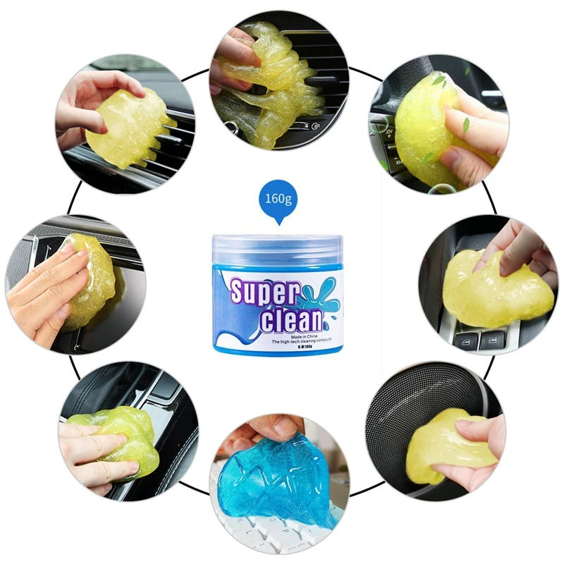Universal Car Cleaning Glue Cleaner Laptop Keyboard Wipe Ultra Clean Sponge Vent Seamless Crack Cleanup Artifa |