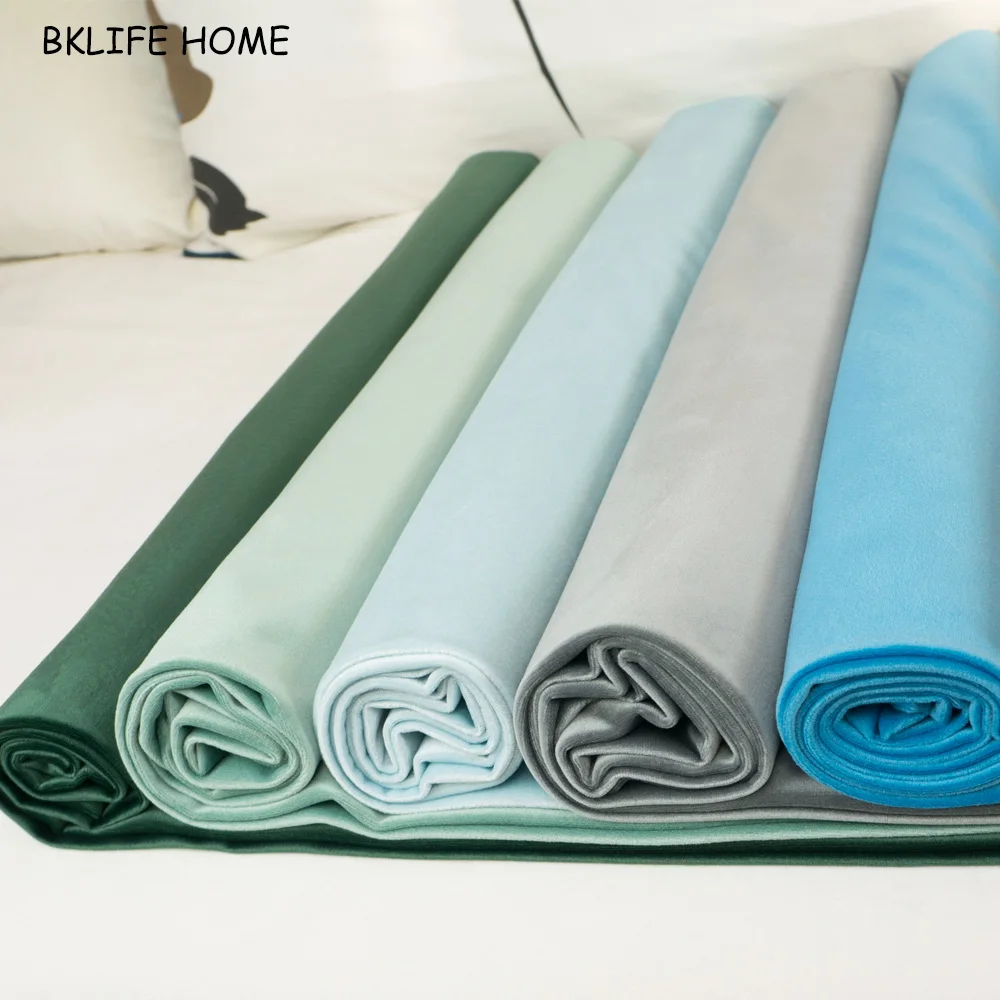 150 см ширина шелковая Бархатная ткань велюровая скатерть обивка занавеска