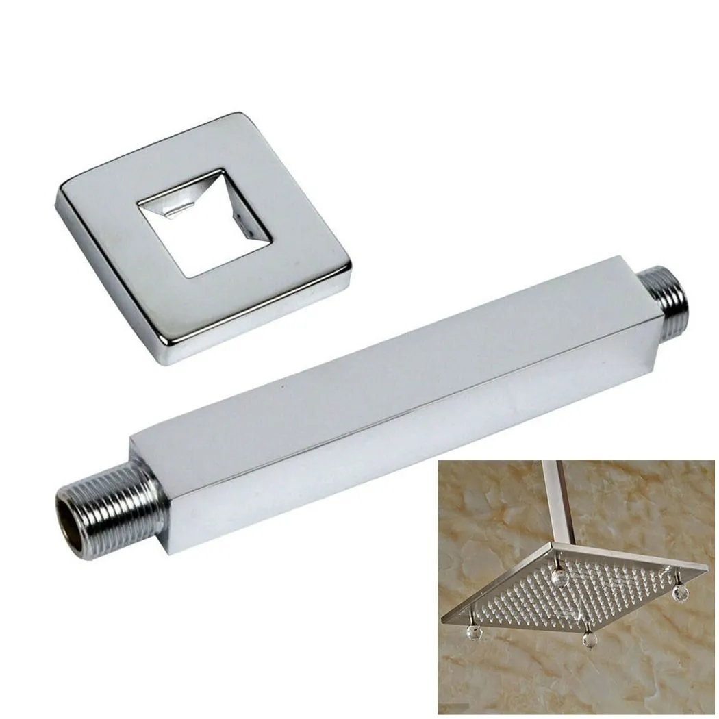 

150mm Shower Head Arm Accessories Ceiling Mounted Connection Heavy Duty